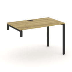 Стол надставка на опорную тумбу CОНCЕПТ CН.ОСН-002 Дуб Винченцо Черный / CONCEPT CN.OSN-002