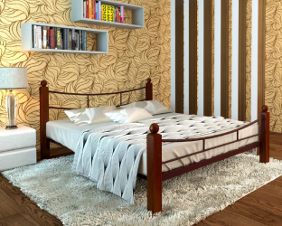 Кровать София Lux plus 1600х1900 Медная шагрень