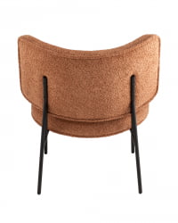 Кресло District Lounge букле Терракотовый