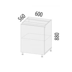 Напольный шкаф (лев/прав) Бостон 104.43