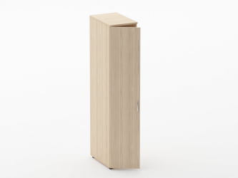 Шкаф для одежды узкий Glassy 6.19.30Л Дуб молочный