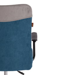 Кресло FLY флок , серый/синий, 29/32