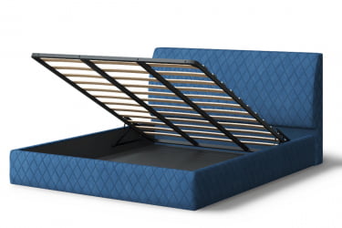 Кровать Хилтон, 2000x1600 мм, синий