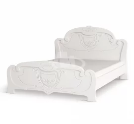 Кровать 1,6 м Мария 05 Белый глянец