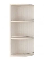 Шкаф торцевой (лев/прав) Графит 74.18 Сосна Астрид /Ваниль