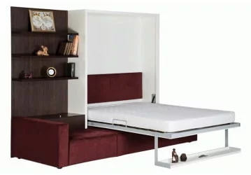 Мебель-трансформер Смарт 1 3-в-1 1600 левый Белая шагрень