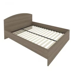 Кровать с ортопедическим основанием и изголовьем LIGHT С-КИ-160 Вяз Благородный
