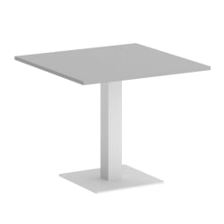 Стол журнальный квадратный HOME OFFICE VR.SP-5-90.2 Серый/Белый металл