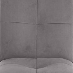 Стул обеденный Sweet LT, велюр, серый/черный, 29, 41х55х88 см