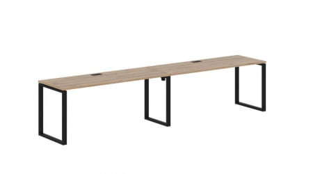 Бенч-система EDIS EQWST 3567 Дуб Денвер светлый Черный