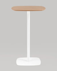 Стол барный Форм 60*60 Светлое дерево/белый / Form
