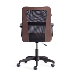 Кресло STAFF STAFF флок/ткань, коричневый/черный, 6/W-11