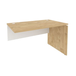 Наборный элемент рабочей станции ОНИКС О.1.НРС-2.7 Тиквуд Светлый/Белый / ONIX O.1.NRS-2.7