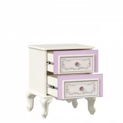 Тумба прикроватная Маркиза ЛД 517.015.000 Алебастр