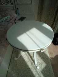 Стол журнальный Глория М (Дуб молочный)