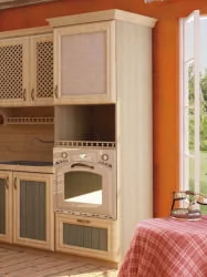 Шкаф для посуды 600 под духовку Кантри ЛД 235.112.000 Сономе эйч светлая