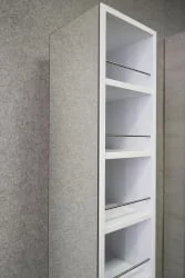 Шкаф в гостиную Спика Шелф Белый