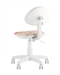 Кресло компьютерное детское УМКА Princesski пластик белый