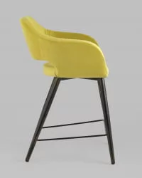 Стул полубарный Саймон ПЛ велюр Золотистый