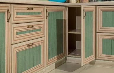 Тумба кухонная угловая Кантри ЛД 235.091.000 Сономе эйч светлая