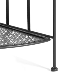 Этажерка угловая Secret De Maison Nicole (PL08-10338) стальной сплав, черный, 48х33х159 см