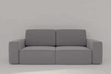 Диван прямой Сунндал (Berhouse) Цвет фасада: Азур велюр; Тип: Прямой; Материал фасада: Металл/Велюр