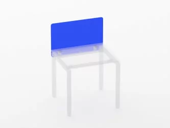 Экран (пластик) Дека 8.14.08 Синий-1883 (без крепления) / Deka