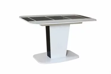 Стол раскладной Домино Белый Черный