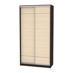 Шкаф-купе B-220х120х60-1(Венге-ДМ-D7D7)