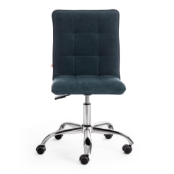 Кресло ZERO велюр Clermon, малахит, 089