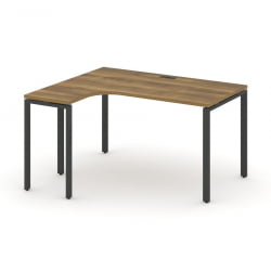 Стол эргономичный левый CONCEPT CN.SA-001(L) Сандал Янтарный Антрацит