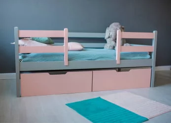 Бортик для деткой кровати RooRoom VK-2р Розовый