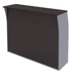 Стойка ресепшн прямая IMAGO РС-3 PC-3 Венге Магия Металлик