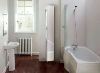 Шкаф в гостиную Спика Шелф Белый