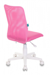 Кресло детское Бюрократ KD-9 (пластик белый) Розовый