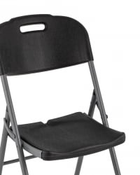 Складной стул банкетный черный