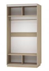 Шкаф-купе двухдверный Экспресс Хит Элемент 1200x2200h Ясень шимо светлый