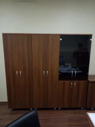 Шкаф для одежды со штангой Лидер 82.11 Орех Пегас