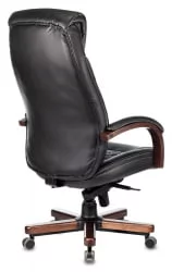 Кресло руководителя Бюрократ T-9924WALNUT/BLACK