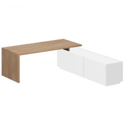 Стол на тумбу опорную 1,2,3 Оливер ОЛ-060-20-01.ГН Гикори натуральный / Oliver OL-060-20-01.GN