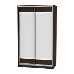 Шкаф-купе B-220х135х60-1(Венге-D10D10)