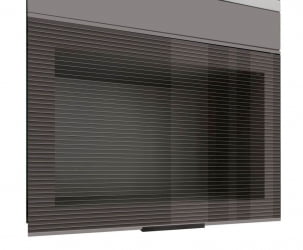 Шкаф-витрина со складной системой Грейс 105.81 Оникс Кубанит