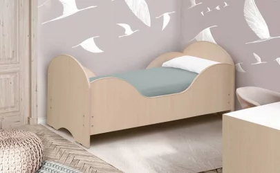 Кровать детская Малышка №6 600*1400 Белый