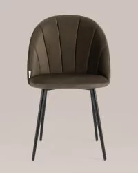 Стул для кухни Логан NEW велюр Коричневый