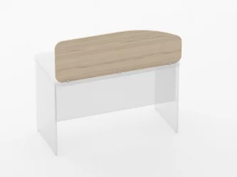 Экран разделительный Глассй 5.12.12 Бук светлый / Glassy