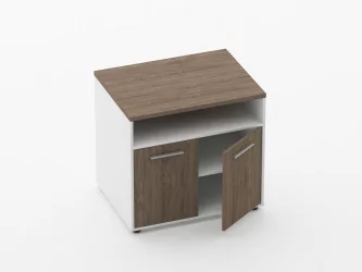 Тумба для оргтехники Deka 9.05.11 Дуб Верцаска/Белый