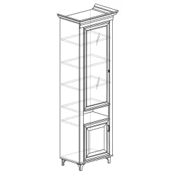 Шкаф для посуды Марлен 474