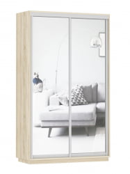 Шкаф-купе двухдверный Экспресс Дуо Экспенс 1200х2400х Дуб сонома / 1200х2400h