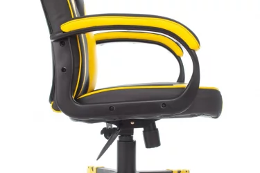 Геймерское кресло Zombie GAME 17 Черный-желтый