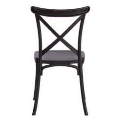Стул для кухни CROSS (mod. PL24) пластик, 48 х 58 х 89 см, Black (черный) 05